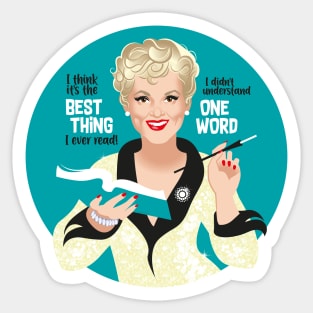 Judy Holliday Sticker